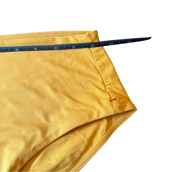 Everlane ReNew Square Neck Bikini Set | Mustard Yellow | Size Small - Picture 4 of 14